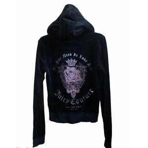 Juicy Couture Velour Zip Hoodie